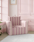 Trimmed Stripe in Mauve