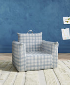 Gingham in Bluejay