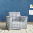 Gingham in Bluejay