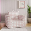 Gingham in Mauve