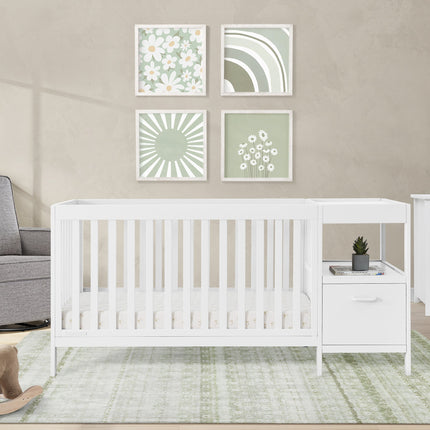 Alice 5-in-1 Convertible Crib and Changer
