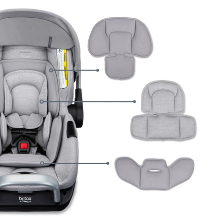 Cypress Infant Car Seat Rear-Facing with ClickTight Base - Ponte Glacier