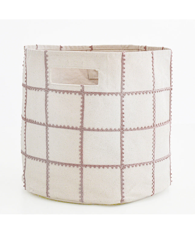 Lace Mesh Storage Basket - Pecan