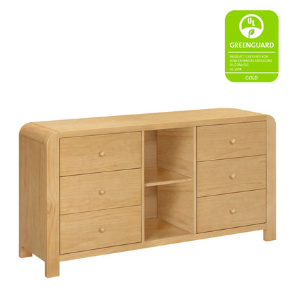 TipToe 6-Drawer Assembled Dresser with Cubbies