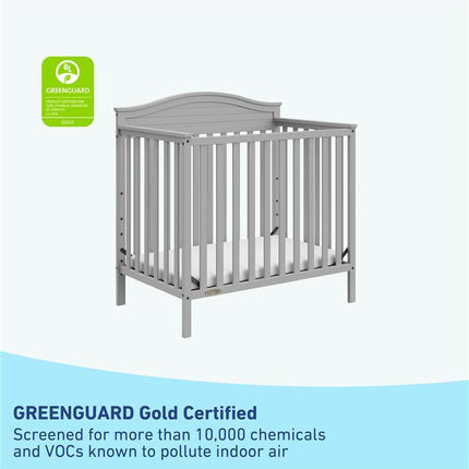 Graco® Stella 4-in-1 Convertible Mini Crib with Bonus Water-Resistant Mattress
