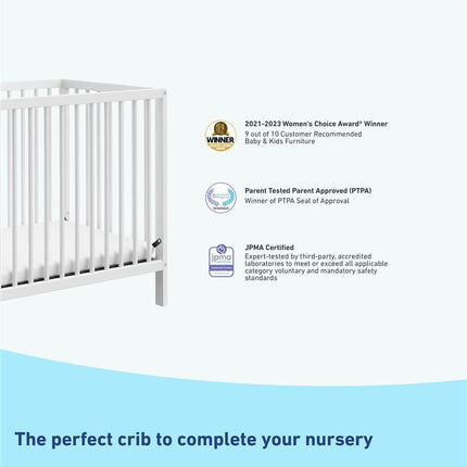 Graco® Teddi® 4-in-1 Convertible Mini Crib with Bonus Water-Resistant Mattress