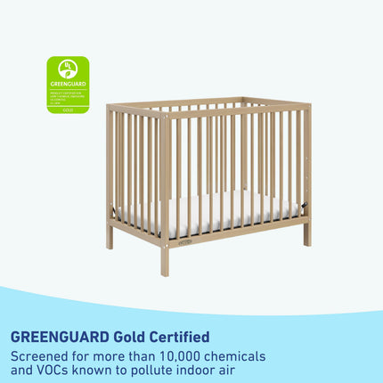 Graco® Teddi® 4-in-1 Convertible Mini Crib with Bonus Water-Resistant Mattress