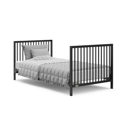 Graco® Teddi® 4-in-1 Convertible Mini Crib with Bonus Water-Resistant Mattress