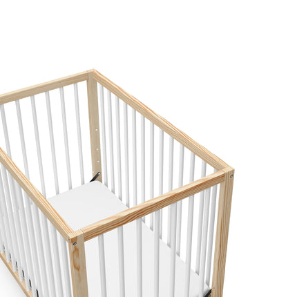Graco® Teddi® 4-in-1 Convertible Mini Crib with Bonus Water-Resistant Mattress