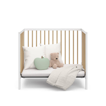 Graco® Teddi® 4-in-1 Convertible Mini Crib with Bonus Water-Resistant Mattress