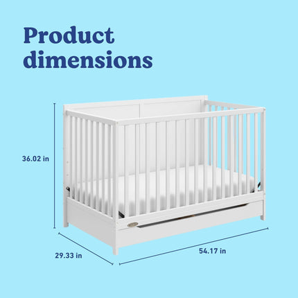 Graco® Melrose® 5-in-1 Convertible Crib with Drawer