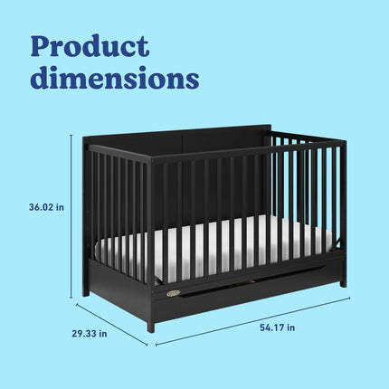 Graco® Melrose® 5-in-1 Convertible Crib with Drawer
