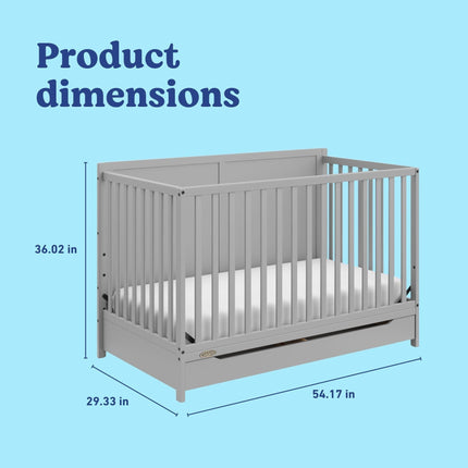 Graco® Melrose® 5-in-1 Convertible Crib with Drawer