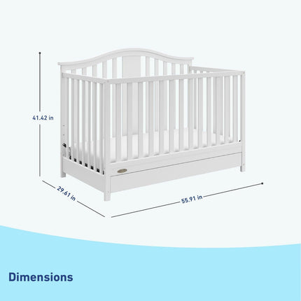 Graco® Solano® 4-in-1 Convertible Crib with Drawer