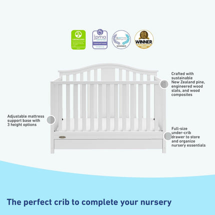 Graco® Solano® 4-in-1 Convertible Crib with Drawer