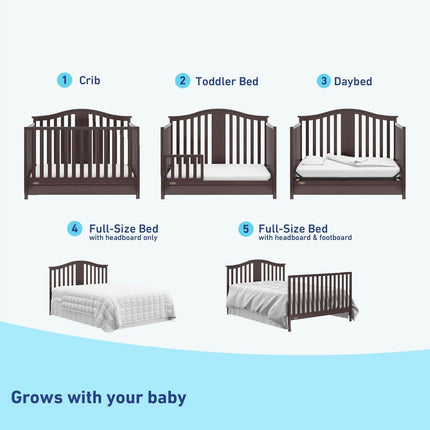 Graco® Solano® 4-in-1 Convertible Crib with Drawer