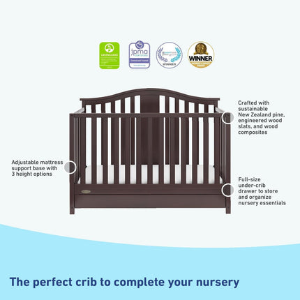 Graco® Solano® 4-in-1 Convertible Crib with Drawer