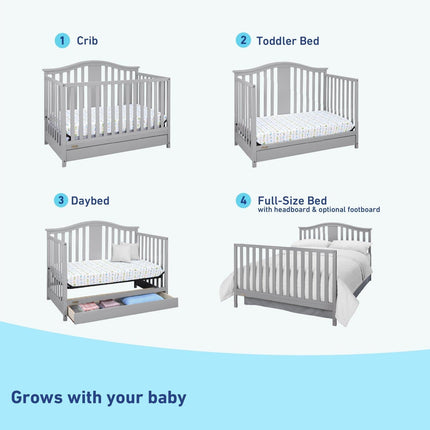 Graco® Solano® 4-in-1 Convertible Crib with Drawer
