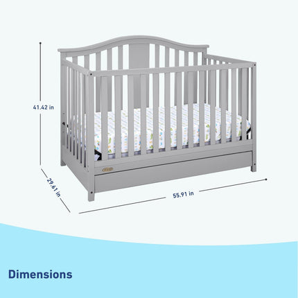 Graco® Solano® 4-in-1 Convertible Crib with Drawer
