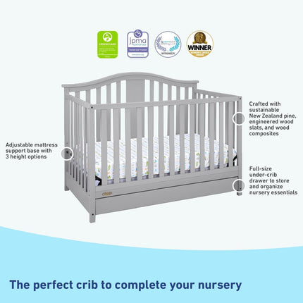 Graco® Solano® 4-in-1 Convertible Crib with Drawer