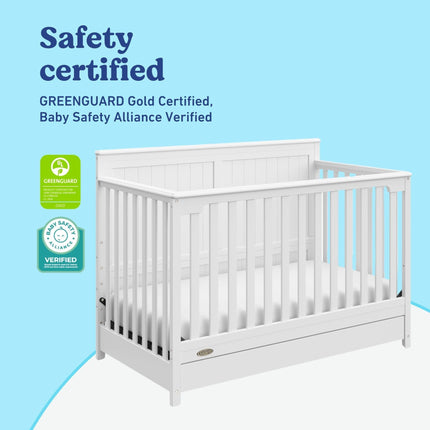 Graco® Hadley 5-in-1 Convertible Crib with Drawer