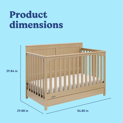 Graco® Hadley 5-in-1 Convertible Crib with Drawer