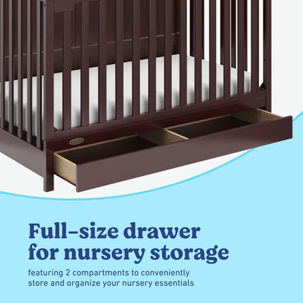 Graco® Hadley 5-in-1 Convertible Crib with Drawer
