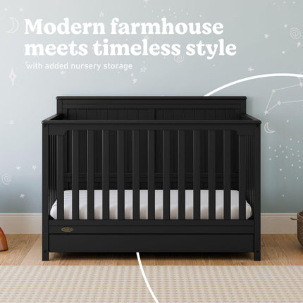 Graco® Hadley 5-in-1 Convertible Crib with Drawer