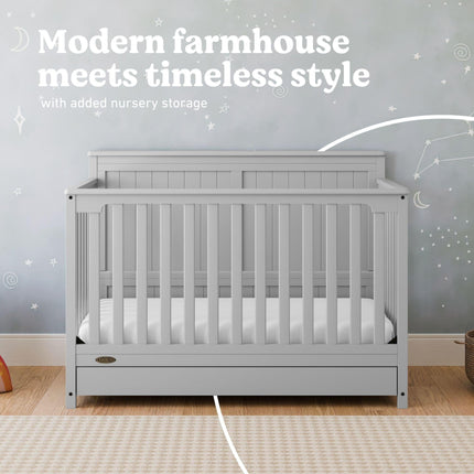 Graco® Hadley 5-in-1 Convertible Crib with Drawer