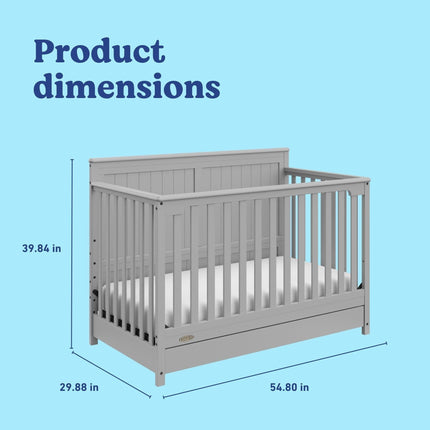 Graco® Hadley 5-in-1 Convertible Crib with Drawer