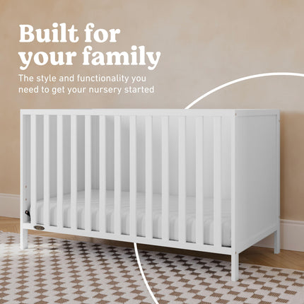 Graco® Theo 3-in-1 Convertible Crib