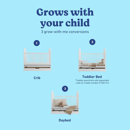 Graco® Olivia® 3-in-1 Convertible Crib with Drawer