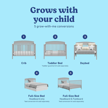 Graco® Benton 5-in-1 Convertible Crib