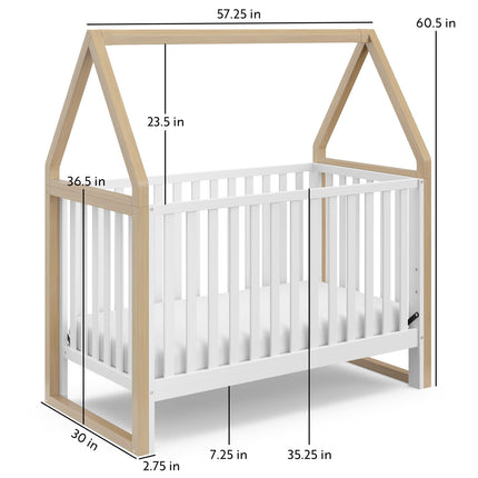 Storkcraft® Orchard 6-in-1 Convertible Canopy Crib