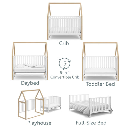 Storkcraft® Orchard 6-in-1 Convertible Canopy Crib