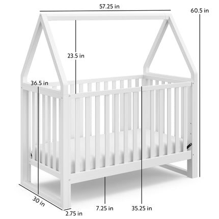 Storkcraft® Orchard 6-in-1 Convertible Canopy Crib