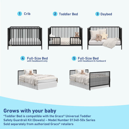 Graco® Teddi® 5-in-1 Convertible Crib