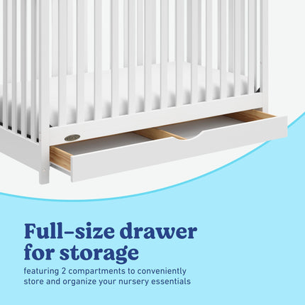 Graco® Story Customizable 5-in-1 Convertible Crib with Drawer