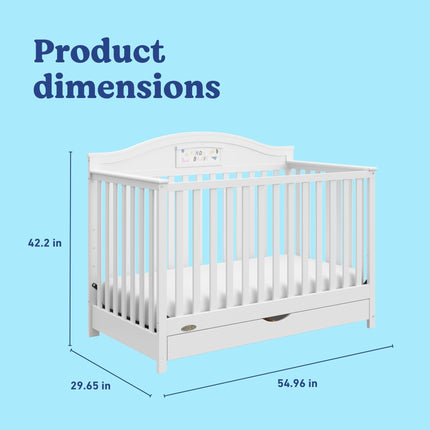 Graco® Story Customizable 5-in-1 Convertible Crib with Drawer