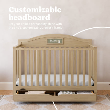 Graco® Story Customizable 5-in-1 Convertible Crib with Drawer