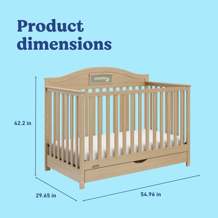 Graco® Story Customizable 5-in-1 Convertible Crib with Drawer