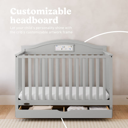 Graco® Story Customizable 5-in-1 Convertible Crib with Drawer