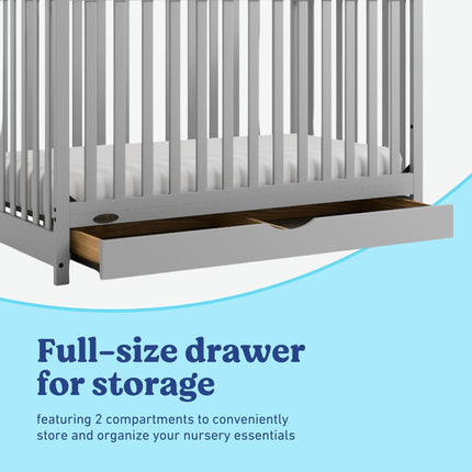 Graco® Story Customizable 5-in-1 Convertible Crib with Drawer