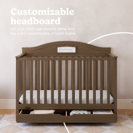 Graco® Story Customizable 5-in-1 Convertible Crib with Drawer