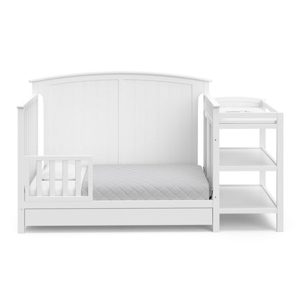 Storkcraft® Steveston 5-in-1 Convertible Crib & Changer with Drawer