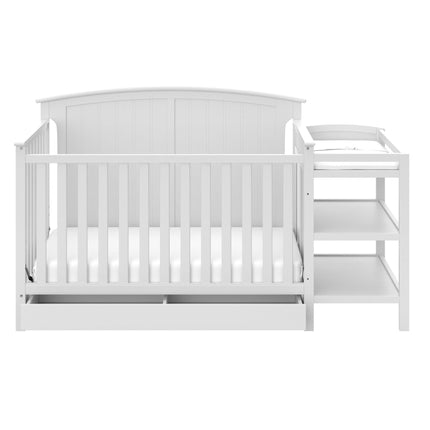 Storkcraft® Steveston 5-in-1 Convertible Crib & Changer with Drawer