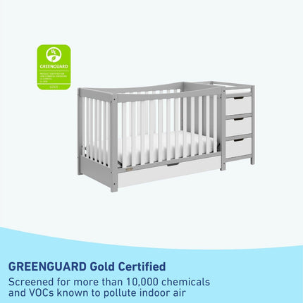 Graco® Remi 4-in-1 Convertible Crib & Changer with Drawer