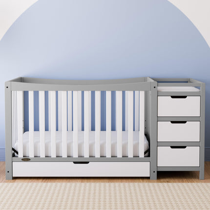 Graco® Remi 4-in-1 Convertible Crib & Changer with Drawer