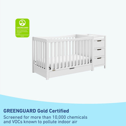 Graco® Remi 4-in-1 Convertible Crib & Changer with Drawer