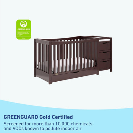 Graco® Remi 4-in-1 Convertible Crib & Changer with Drawer